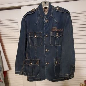 Burn n Violet London Denium Jacket Lg Extre Lg
